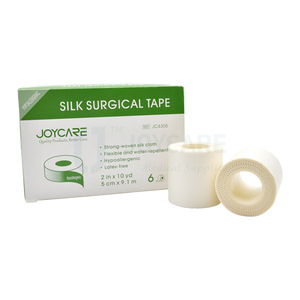 Ce Iso Eo Steriele Aangepaste Grootte Lengte Witte Huidskleur Kleefpleister Chirurgische Medische Zijde Tape Rol - Product Image 1