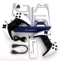 Console de jeux vidéo M15 Pro Mini USB Stick, manette de jeu vidéo sans fil 2.4G, boîte de jeux rétro classiques 64 Go, sortie TV 4K HD