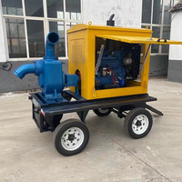 Pompe centrifuge à moteur diesel haute pression DEHUIKE 6 pouces 35 CV pour l'approvisionnement en eau d'urgence, la collecte et le drainage de l'eau, usage intensif