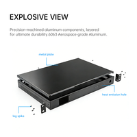 Fabrication sur mesure de tôlerie en aluminium, boîtiers métalliques électroniques, racks de serveur personnalisés 1U 2U 3U 4U 5U
