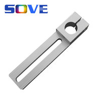 Adaptateur de fixation robotique rotatif pour bloc de connexion croisée, pince de tube en acier fixe, support de glissière parallèle
