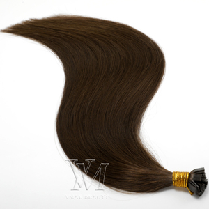 Punte a doppio disegno indiane VMAE diritte da 10 a 32 pollici di cheratina vergine allineata alla cuticola I K punte piatte estensioni dei capelli umani - Product Image 4