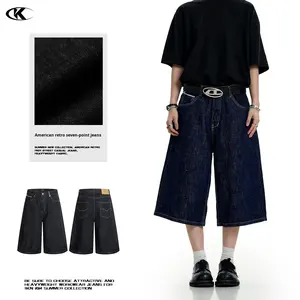 Jeans Bootcut 11KN para Hombre, Tejido Crudo Indigo Oscuro, Estilo Vintage, Pierna Ancha, Denim Premium, Venta Directa de Fábrica, Personalización al por Mayor, Stock a Granel - Product Image 1