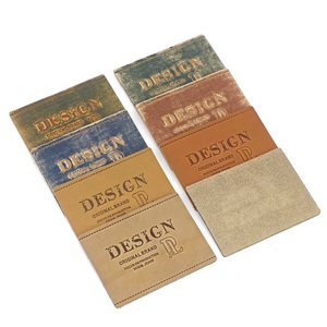 Étiquette en cuir véritable personnalisée, embossée, avec logo personnalisé, pour jeans, sacs à main et vêtements. - Product Image 3