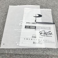Personnalisez vos propres sacs recyclés avec logo, sacs d'expédition pour vêtements en plastique avec fermeture éclair, sacs en polyéthylène avec fermeture éclair