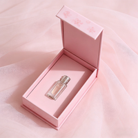 Boîte cosmétique de luxe personnalisée avec logo en feuille d'or - Boîte cadeau en papier à fermeture magnétique, pour emballage de brillant à lèvres et de soins de la peau