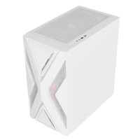 Ruix P30 New Design Mid Tower Computer Case Side Clear View ATX Motherboard Desktop Gaming PC Cabinet Office Case in Stock