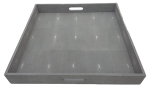Plateau carré en shagreen brossé personnalisé DAPHOCO modèle 012L, qualité commerciale, motif abstrait, rectangulaire, pour la restauration - Product Image 2