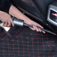 Aspirateur à main électrique 3 en 1 avec aspiration puissante sans sac pour voiture, maison, bureau et animaux domestiques, prise américaine certifiée ROHS