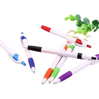 רוב פופולרי מוצק לבן קידום מכירות כדור עט לסחר עט OEM כדורי עט
