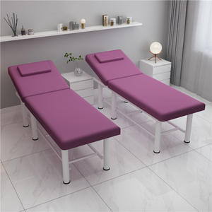 Table de massage pliante avec éponge de densité moyenne et cadre métallique, pliable pour usage commercial 5588 - Product Image 1