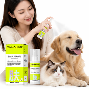 Spray Herbal XINHOU para la Piel de Mascotas, Perros y <span class=keywords><strong>Gatos</strong></span>, Anti-Picazón, Deshumidificante, Antibacteriano, Extracto Natural, Cuidado para Dermatitis y Eccema, 80ml - Product Image 5