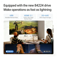 Projecteur DLP portable JMGO O3 1080P à courte focale avec Bonfire OS 7 WiFi 6 Laser tricolore pur pour home cinéma
