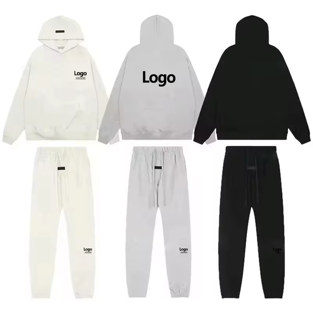 Top Quality Oversized Men's Pullover Hoodies Sweatshirts Tracksuits Streetwear Custom Luxury Branded Ess Hoodie for Men