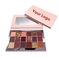 Maquillage Fard à Paupières Créez Votre Marque Étiquette Privée Paillettes Palette Fard à Paupières Personnalisée
