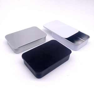 הסיטונאי פופולרי tinpleter מותאם אישית בגודל מיני מלבן מתנה מודפס מתכת אחסון הזזה עם לוגו - Product Image 4