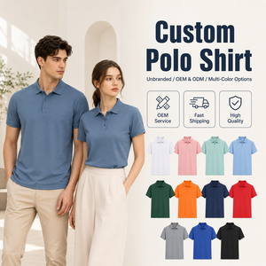 เสื้อโปโลคลาสสิกผู้ชายสำหรับธุรกิจลำลอง คุณภาพดี ราคาคุ้มค่า ผลิตตามสั่ง พร้อมโลโก้ผ้าและออกแบบโดยทีมงานเสื้อผ้าลำลอง - Product Image 1