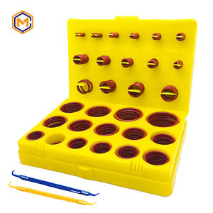 Kit de joints toriques en caoutchouc de silicone <span class=keywords><strong>Michu</strong></span> personnalisé 386 pièces avec 30 tailles de joints d'étanchéité en caoutchouc avec crochet de retrait de joint torique - Product Image 3