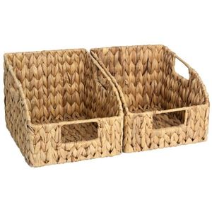 Cesta de Cuerda de Algodón Extra Grande, Cesta de Mimbre Tejida a Crochet para Bebé, Panera Natural de Ratán, Color Blanco Oscuro y Madera Negra para Lavandería - Product Image 1