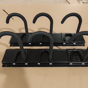 8.66x63.94x4.21 Bike <b>Hook</b> Garage <b>Rail</b> System Heavy-duty Steel Durable J-style Curved Hanging Bicycles Vertically GAPGAR010 - Product Image 4