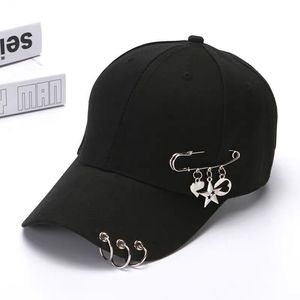 批发高品质个性化链环棒球帽独特金属链DIY棒球帽 - Product Image 4