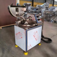 Industriële komhakmachine voor vleesverwerking, worstproductie, roestvrij staal, hoge snelheid, vleeshakapparaat