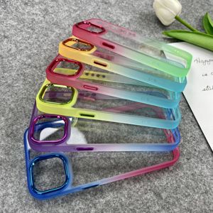 Ốp Lưng Điện Thoại Di Động Thiết Kế Màu Gradient Acrylic Pha Lê Chống Sốc Tpu Cho Iphone 12 11 Pro Max Ốp Lưng Realme C35 - Product Image 3