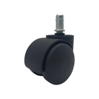 Roulettes de lit pivotant en Nylon de haute qualité, avec anneau de Friction en métal 11x22mm