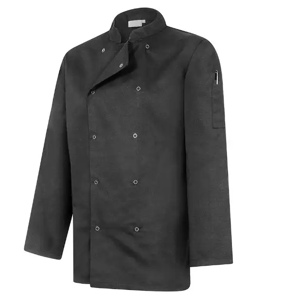 Design moderno personalizzato produttore professionale leggero Hotel ristorante Bar cotone cucina giacca da cuoco uniforme