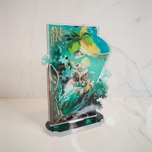 OEM ODM Figura de Acrílico con Líquido de Arenas Movedizas de <span class=keywords><strong>Aventurina</strong></span>, 8-20 cm, Azure Rhapsody - Product Image 5