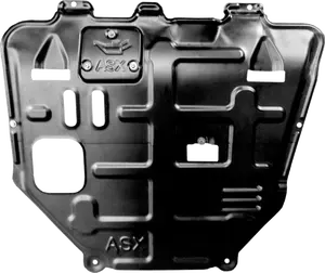 לוח החלקה fit עבור מיצובישי ASX JUNXI 3D Classis פלדה מנוע הגנת משמר מכוניות אבזרים
