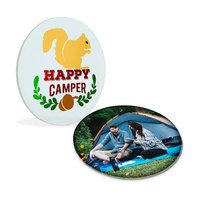 Stock américain 120 pièces/paquet ébauches de sublimation dessous de verre Photo personnalisé 3.9in rond avec coussinets de pied pour la vente en gros en vrac