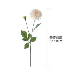 ดอกดาเลียประดิษฐ์ CallaFloral ขนาด 4.5 นิ้ว ก้านเดี่ยว สีชมพู สำหรับตกแต่งงานแต่งงาน วัสดุงานฝีมือ สไตล์ยุโรป - Product Image 4
