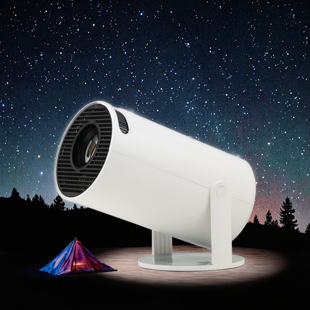JUNUO HY300Pro Mini Outdoor Projector Surprise Price HD Travel Camping Smart Projector