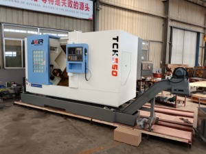 เครื่องกัดและหมุน CNC เตียงเอียง12ป้อมปืน TCK56Y แนะนำอย่างยิ่ง - Product Image 3