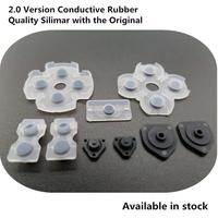 Plaquettes/Coussinets de Commande SYYTECH en Caoutchouc de Silicone Conducteur pour Manettes PS2 PS3 PS4 PS5 NS Switch Xbox One Accessoires de Jeu