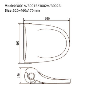 Kidoir - Tapas Inteligentes para Inodoro con Doble Asiento en Forma <span class=keywords><strong>de</strong></span> U, <span class=keywords><strong>Tapa</strong></span> Inteligente para Inodoro <span class=keywords><strong>de</strong></span> Baño - Product Image 6