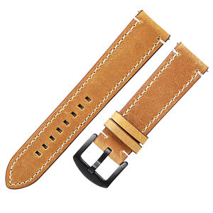 Correa de cuero para reloj <span class=keywords><strong>Amazfit</strong></span> <span class=keywords><strong>GTR</strong></span> 3, pulsera de cuero de 18mm, 20mm, 22mm, de piel de vaca - Product Image 3