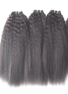 Extensions de cheveux humains bouclés afro crépus 100 % vierges non traités - Product Image 2