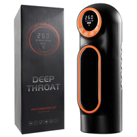 Freihändiger Masturbationsbecher für Männer Blowjob-Sexmaschine mit Stoß-, Vibrations- und Saugfunktion für Sexuelles Vergnügen