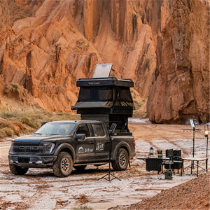 Tente de lit de camionnette de taille familiale Camping en plein air tente de toit télécommandée électrique <span class=keywords><strong>4X4</strong></span> tout-terrain pour 2-3 personnes avec échelle - Product Image 4