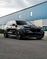 Pour BMW X5 G05 F95 kit carrosserie large en fibre de carbone X5 G05 F95 diffuseur de lèvre avant en fibre de carbone Spoiler kit carrosserie large