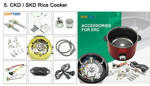 SUNTON usine vente en gros appareil de cuisine chauffage rapide une clé contrôle blanc tambour automatique 2.8l cuiseur à riz - Product Image 6