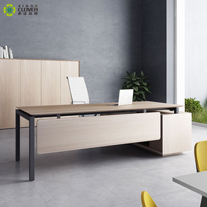 <span class=keywords><strong>Muebles</strong></span> de Oficina para CEO, Escritorio Ejecutivo de Diseño Moderno y Lujoso, Estructura de Metal Resistente - Product Image 1