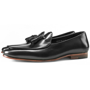 Mocassins en daim marron pour homme, bout carré, à enfiler, dessus en cuir véritable, semelle intérieure rembourrée, bureau et carrière, toutes saisons - Product Image 4