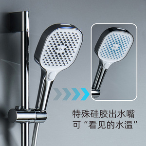 Jboyuan Copper <b>Shower</b> Set Dual Function Folding Rain Spray <b>Portable</b> Bathtub Mixer Valve - Product Image 3