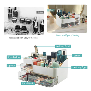 Large Capacity Desk <strong>Organizer</strong> with Drawers for Cosmetics,Makeup <strong>Organizer</strong> for Vanity - Product Image 5