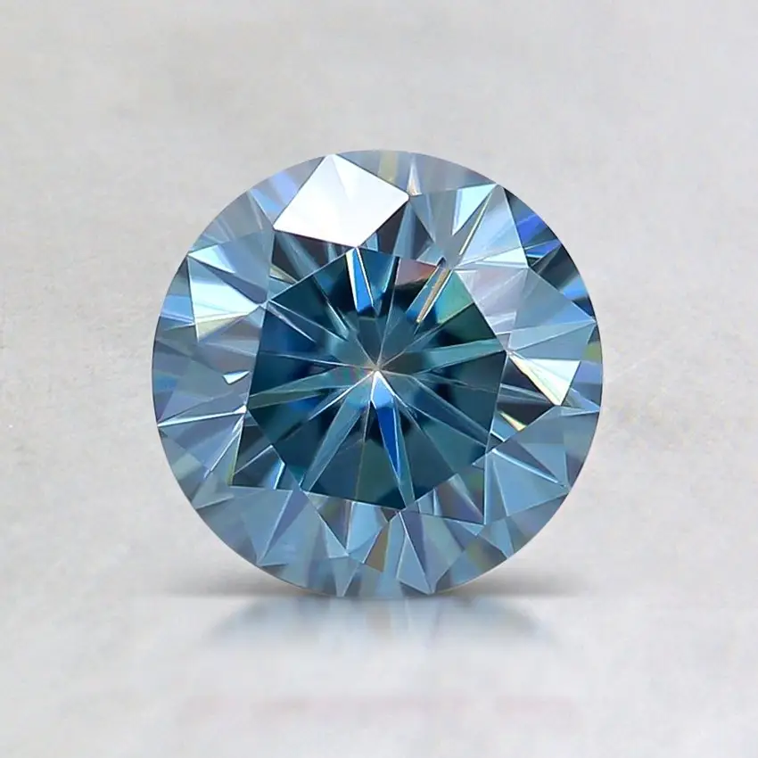 VVSクラリティGIA認定ブルーモアッサナイトダイヤモンドストーン