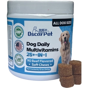 OEM Factory Multivitamins Dog Chews Pet Health Care Supplements Custom Formula Natural Dog Soft Chews Supplements and Vitamins - Product Image 1