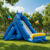 Grand château gonflable sur le thème du dragon avec toboggan Trampoline de saut gonflable de haute qualité pour équipement d'amusement en plein air